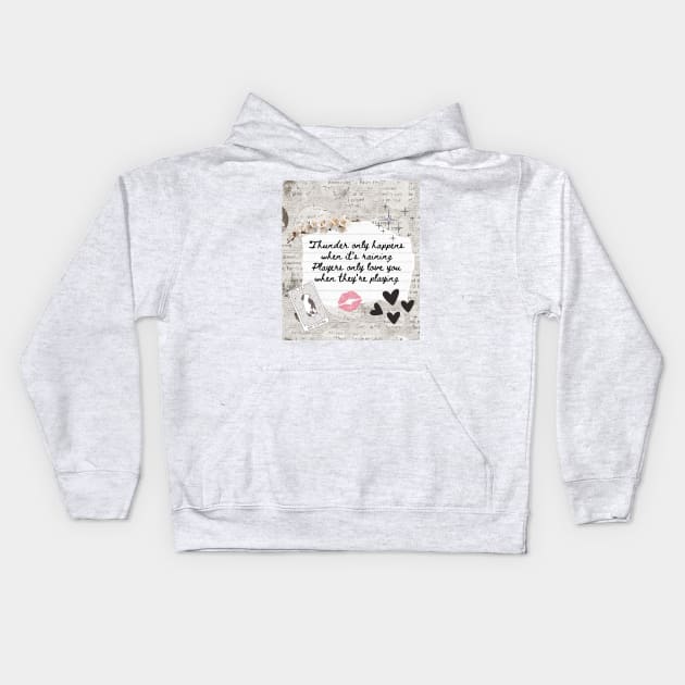 Dreams Stevie Nicks Fleetwood Mac Lyrics Kids Hoodie by madiwestdal